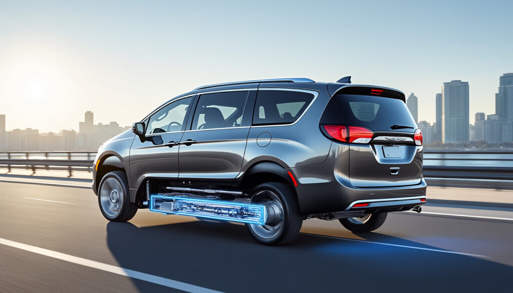 découvrez les avantages du chrysler grand voyager 2025 équipé de la suspension arrière nivomat pour un confort de conduite inégalé et une stabilité optimale sur toutes les routes.