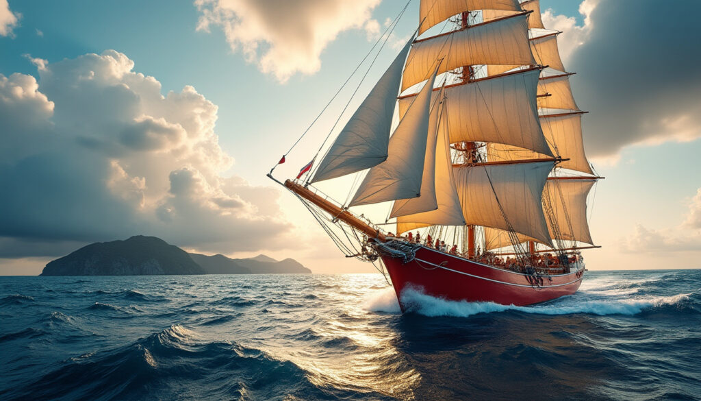 embarquez pour red schooner voyage 10 et vivez une expérience inoubliable en mer, entre paysages grandioses, liberté et aventure.